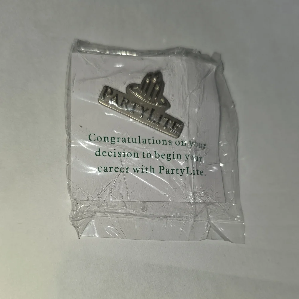 PartyLite Silver Logo‎ Pin